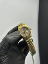 Rolex Datejust 28mm Stainless Steel Gold Jubilee Bracelet Grey Stone Figures Dial – men’s watch