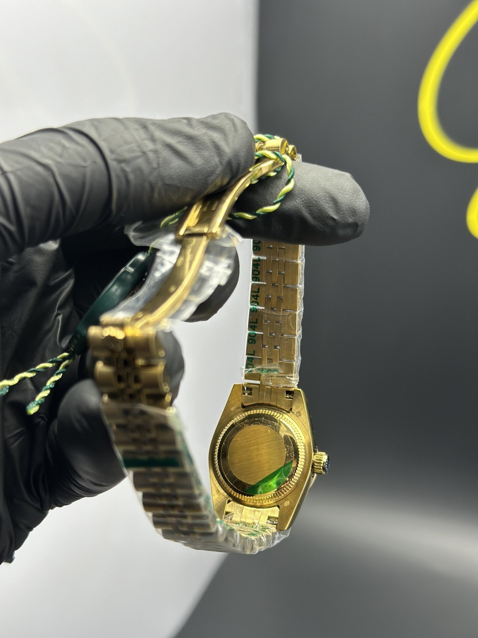 Rolex Datejust 28mm Stainless Steel Gold Jubilee Bracelet Grey Stone Figures Dial – men’s watch