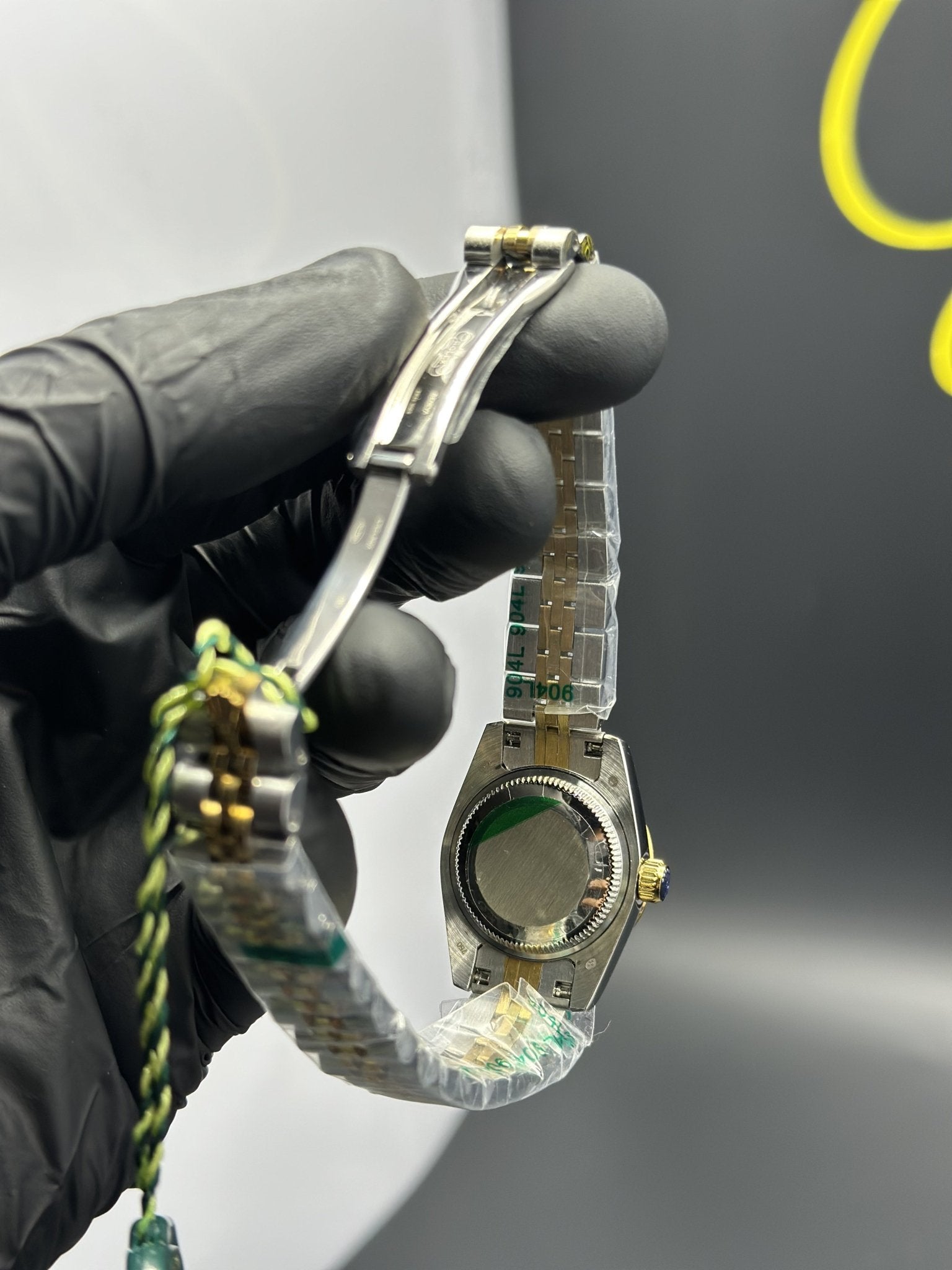 Rolex Datejust 28mm Stainless Steel Silver - Gold 2 Tone Jubilee Bracelet Gold Stone Figures Dial Stoned Bezel – men’s watch