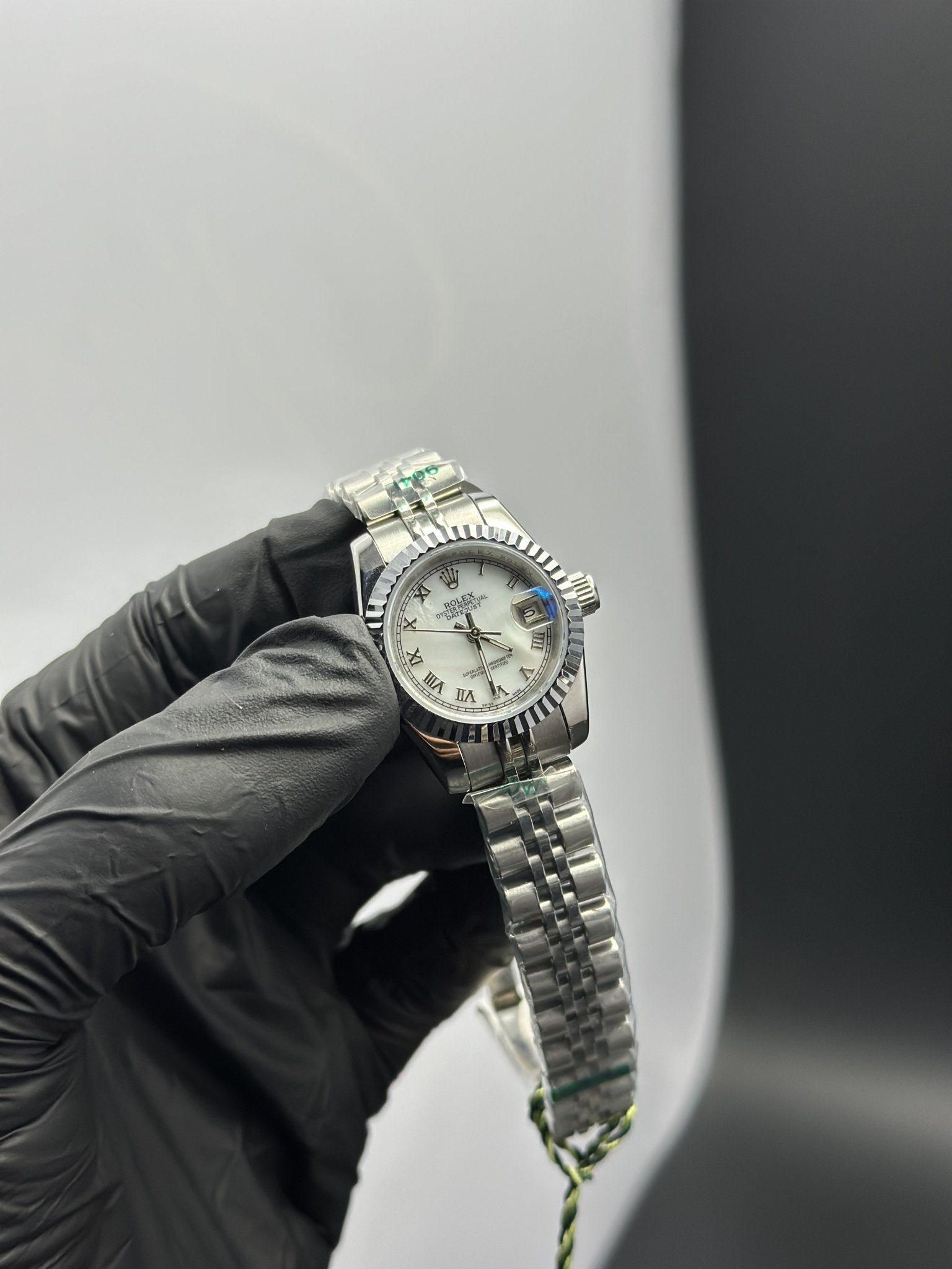 Rolex Datejust 28mm Stainless Steel Silver Jubilee Bracelet White Roman Figures Dial – men’s watch