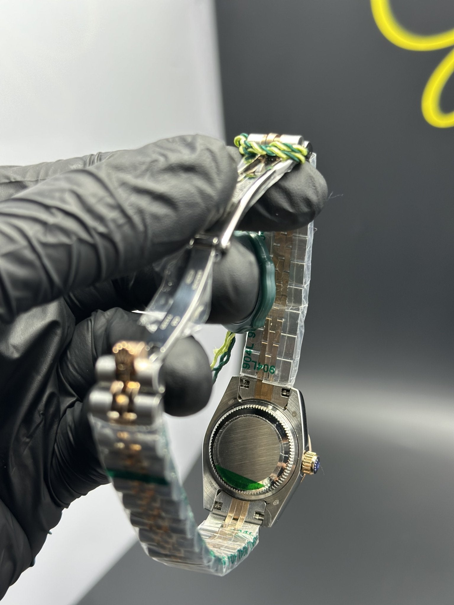 Rolex Datejust 28mm Stainless Steel Silver - Rosegold 2 Tone Jubilee Bracelet Purple Stone Figures Dial Stoned Bezel – men’s watch