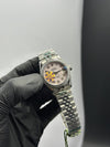 Rolex Datejust 31mm Stainless Steel Silver Jubilee Bracelet Baby Pink Roman Figures Dial Stoned Bezel – men’s watch