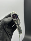 Rolex Datejust 31mm Stainless Steel Silver Jubilee Bracelet Purple Roman Figures Dial – men’s watch
