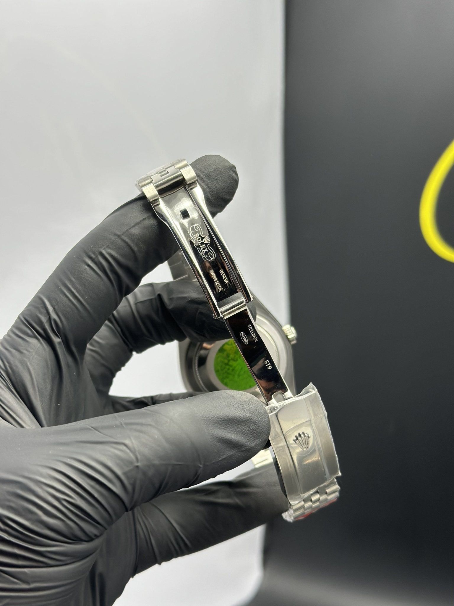 Rolex Datejust 36mm Silver Jubilee Bracelet Green Textured Dial – men’s watch