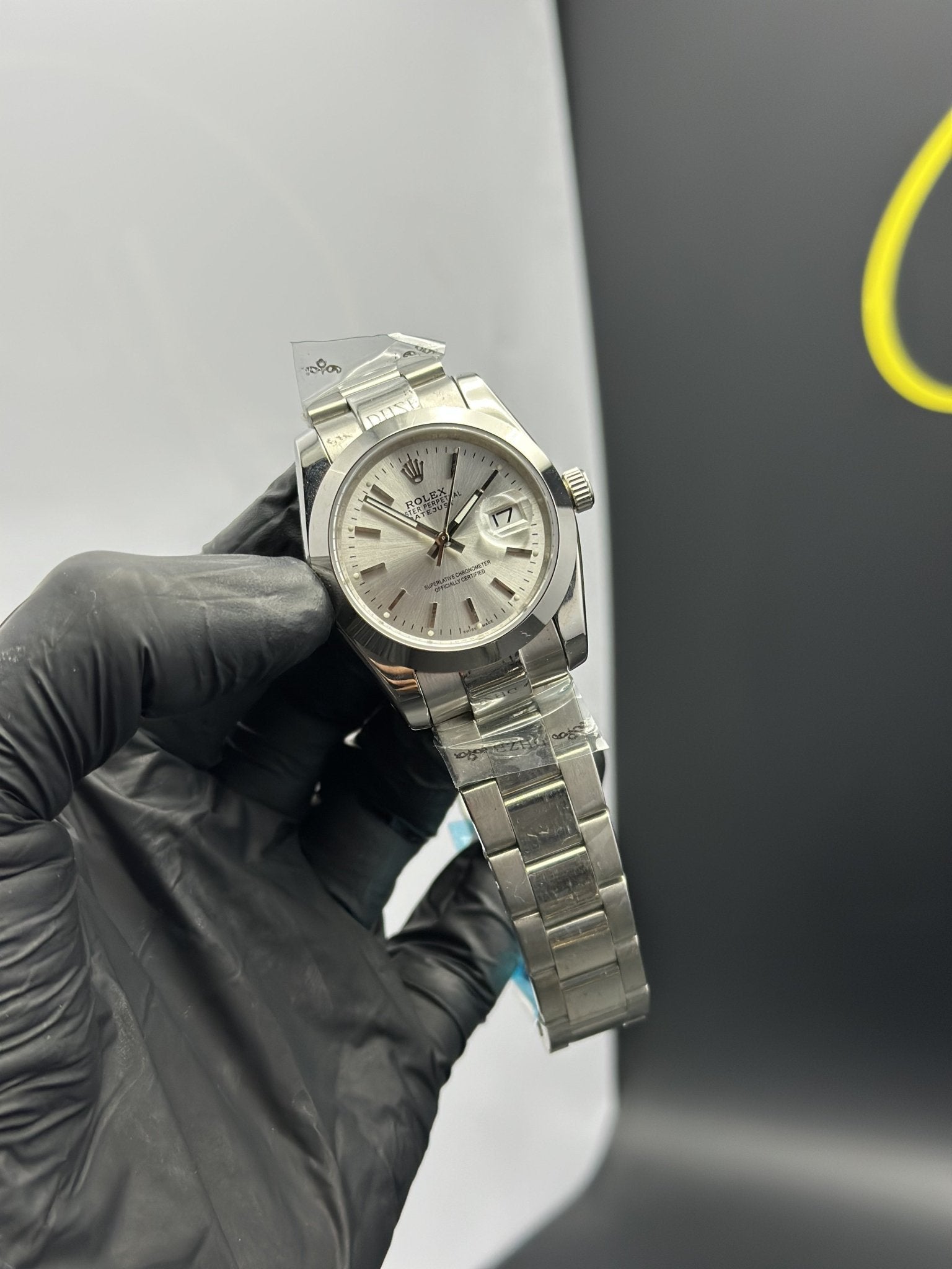 Rolex Datejust 36mm Silver Oyster Bracelet White Dial – men’s watch