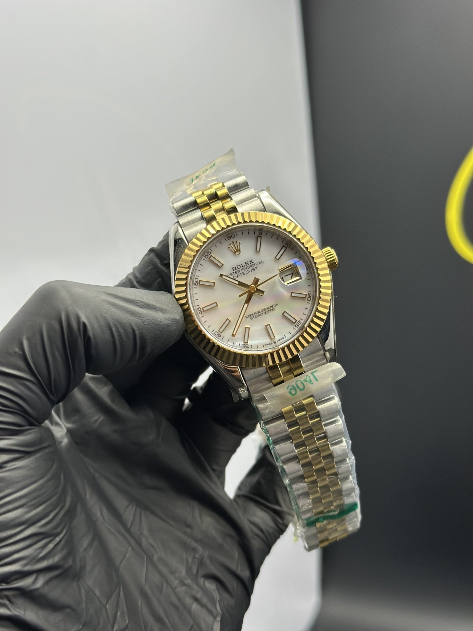 Rolex Datejust 41mm Stainless Steel Silver Gold 2 Tone Jubilee Bracelet White Dial – men’s watch