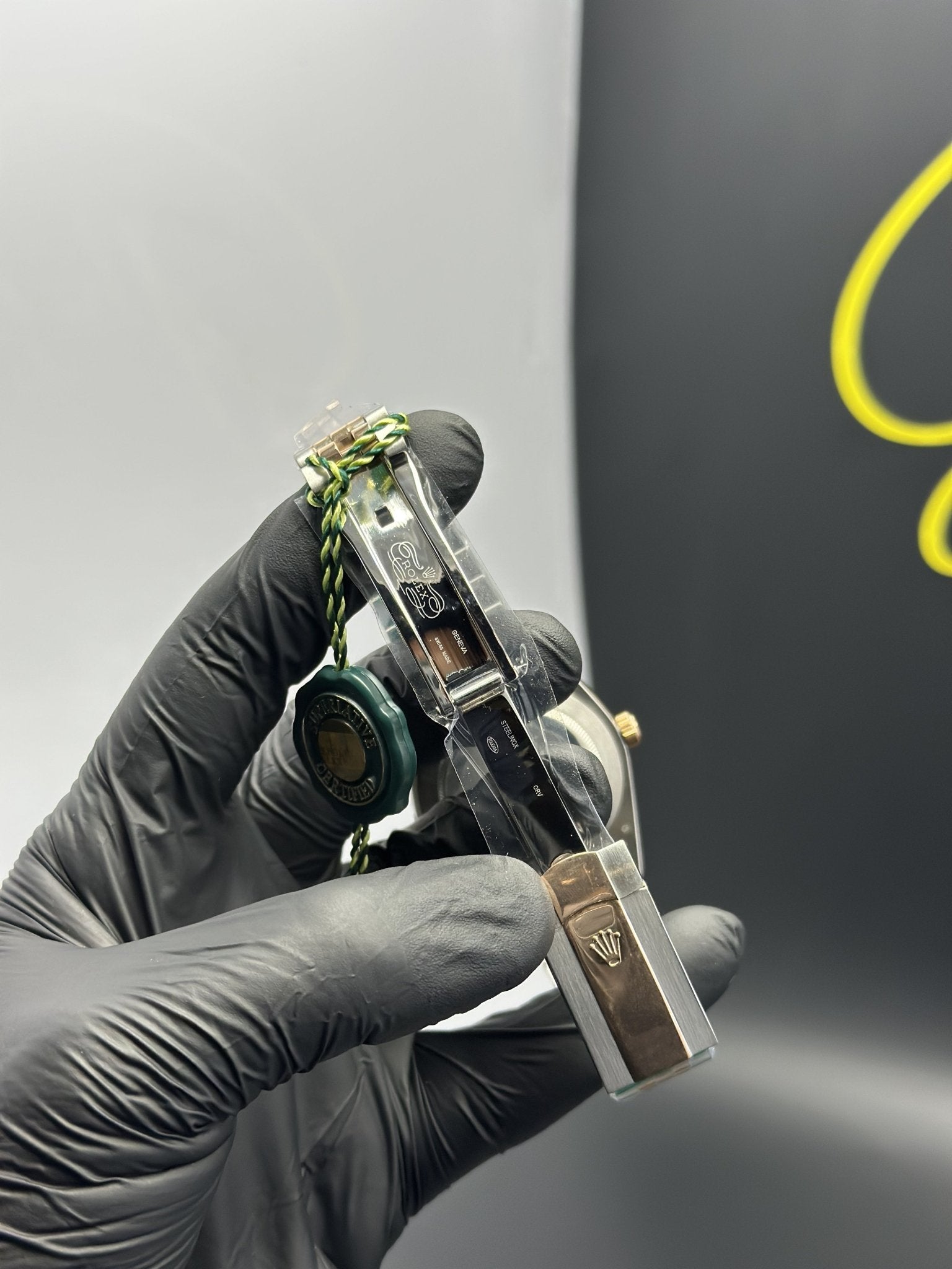 Rolex Datejust 41mm Stainless Steel Silver Rosegold 2 Tone Jubilee Bracelet Brown Dial – men’s watch