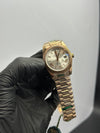 Rolex Daydate 36mm Rosegold Presidential Bracelet White Roman Dial – men’s watch