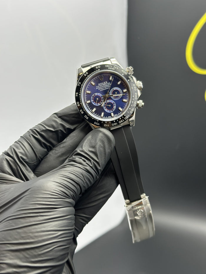 RLX Daytona 40mm Oyster Flex Blue Dial