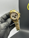 Rolex Daytona 40mm Stainless Steel Gold Oyster Bracelet Beige Black Textured Dial – men’s watch