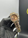 Rolex Daytona 40mm Stainless Steel Rosegold Oyster Bracelet Stoned Bezel Rosegold Dial Rosegold Stoned Bezel – men’s watch
