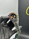Rolex Daytona 40mm Stainless Steel Silver Oyster Bracelet Stoned Bezel Black Dial Rainbow Stoned Bezel – men’s watch
