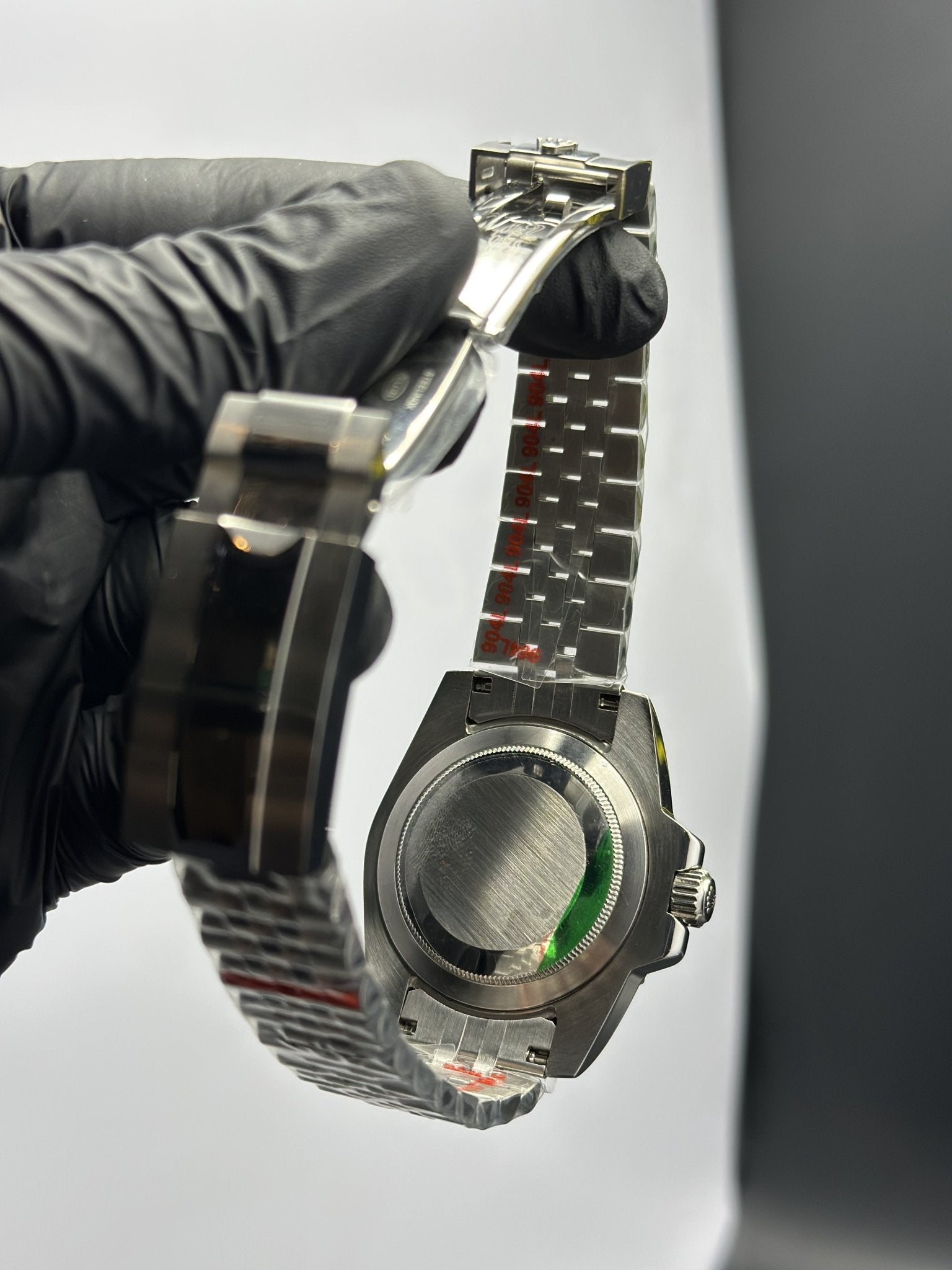 Rolex GMT Master II 40mm Stainless Steel Silver Jubilee Bracelet Batgirl Dial – men’s watch