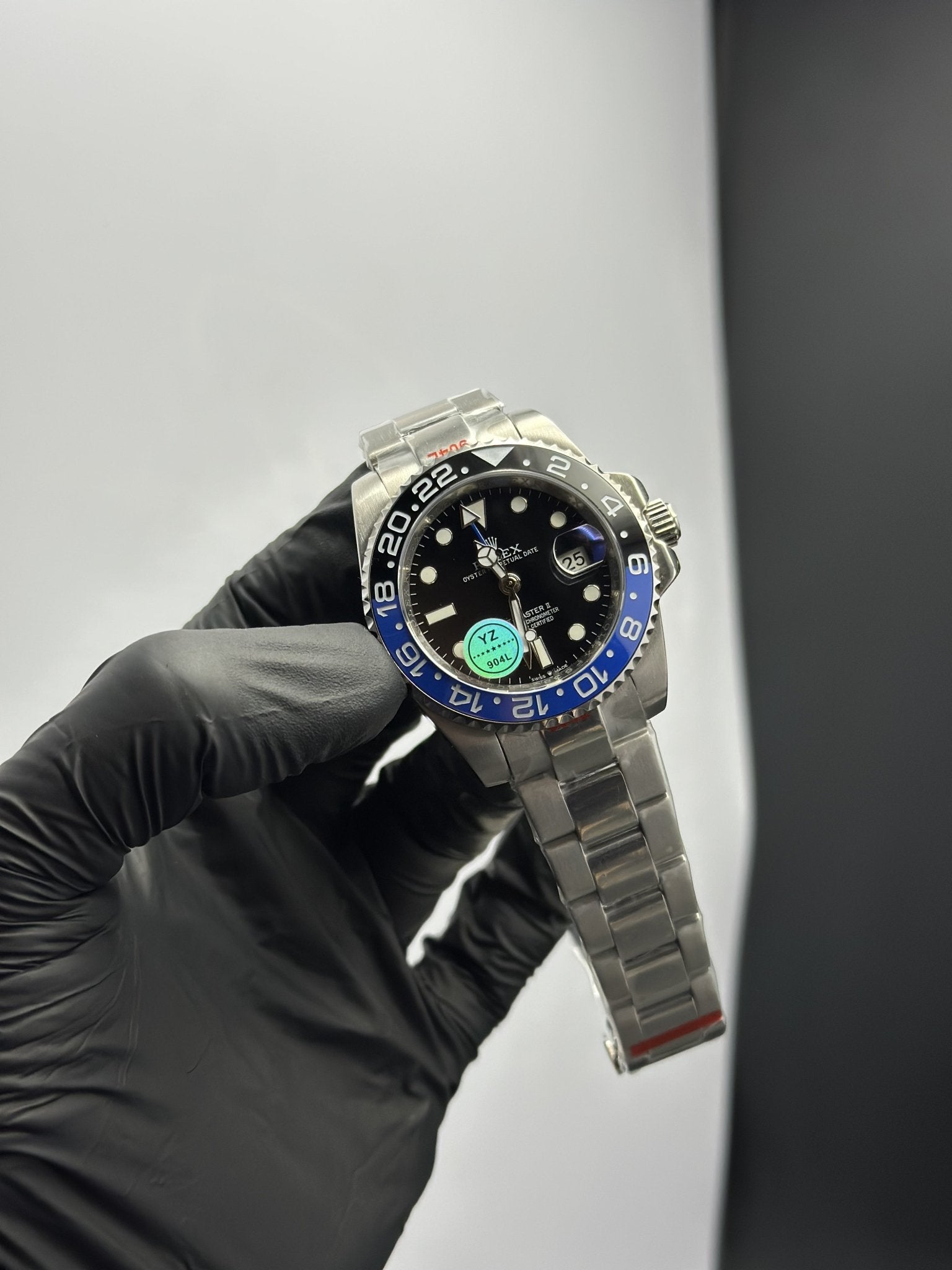 Rolex GMT Master II 40mm Stainless Steel Silver Oyster Bracelet Batman Dial – men’s watch