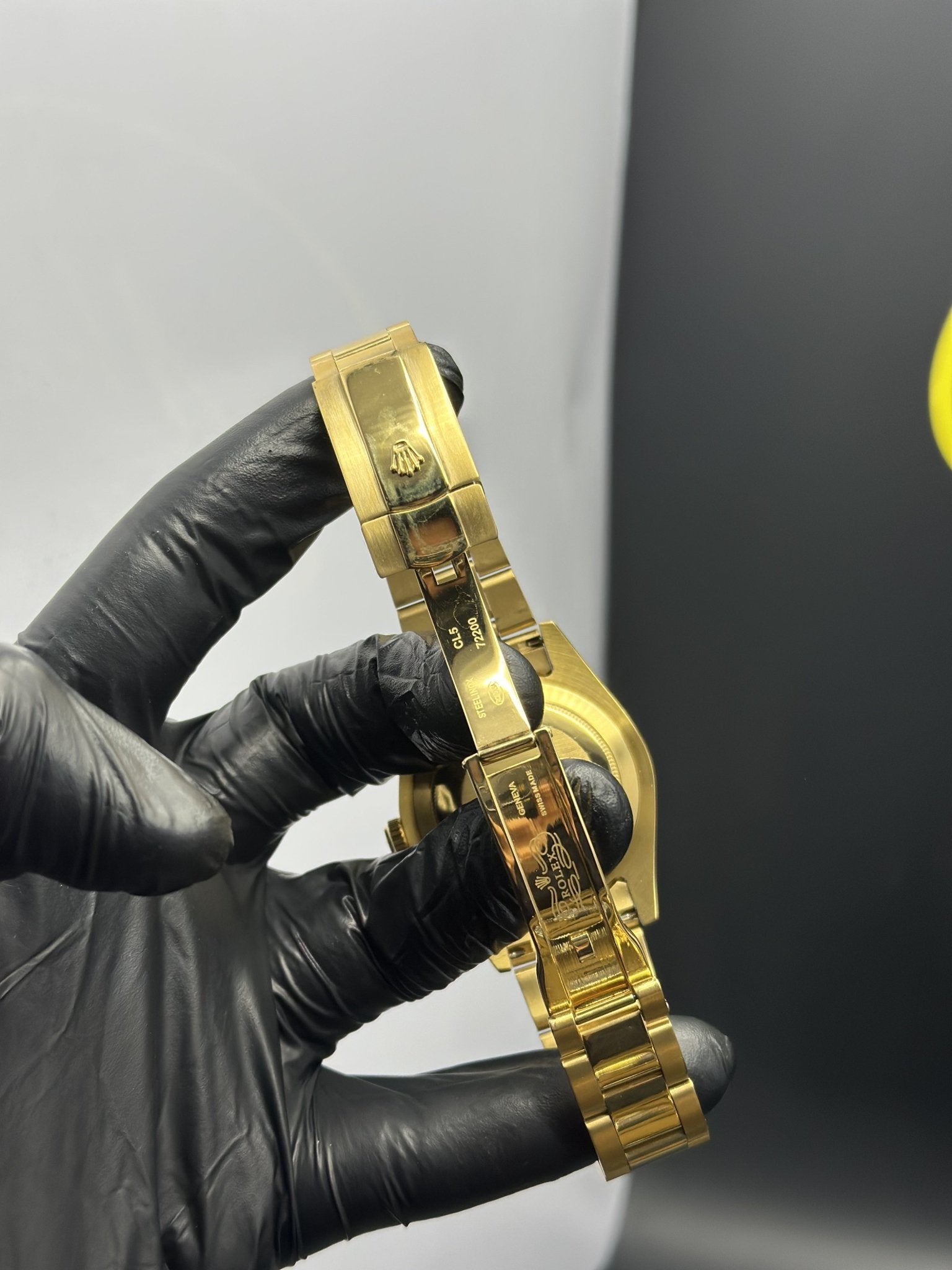 Rolex Sky Dweller 42mm Stainless Steel Gold Oyster Bracelet Black Dial – men’s watch