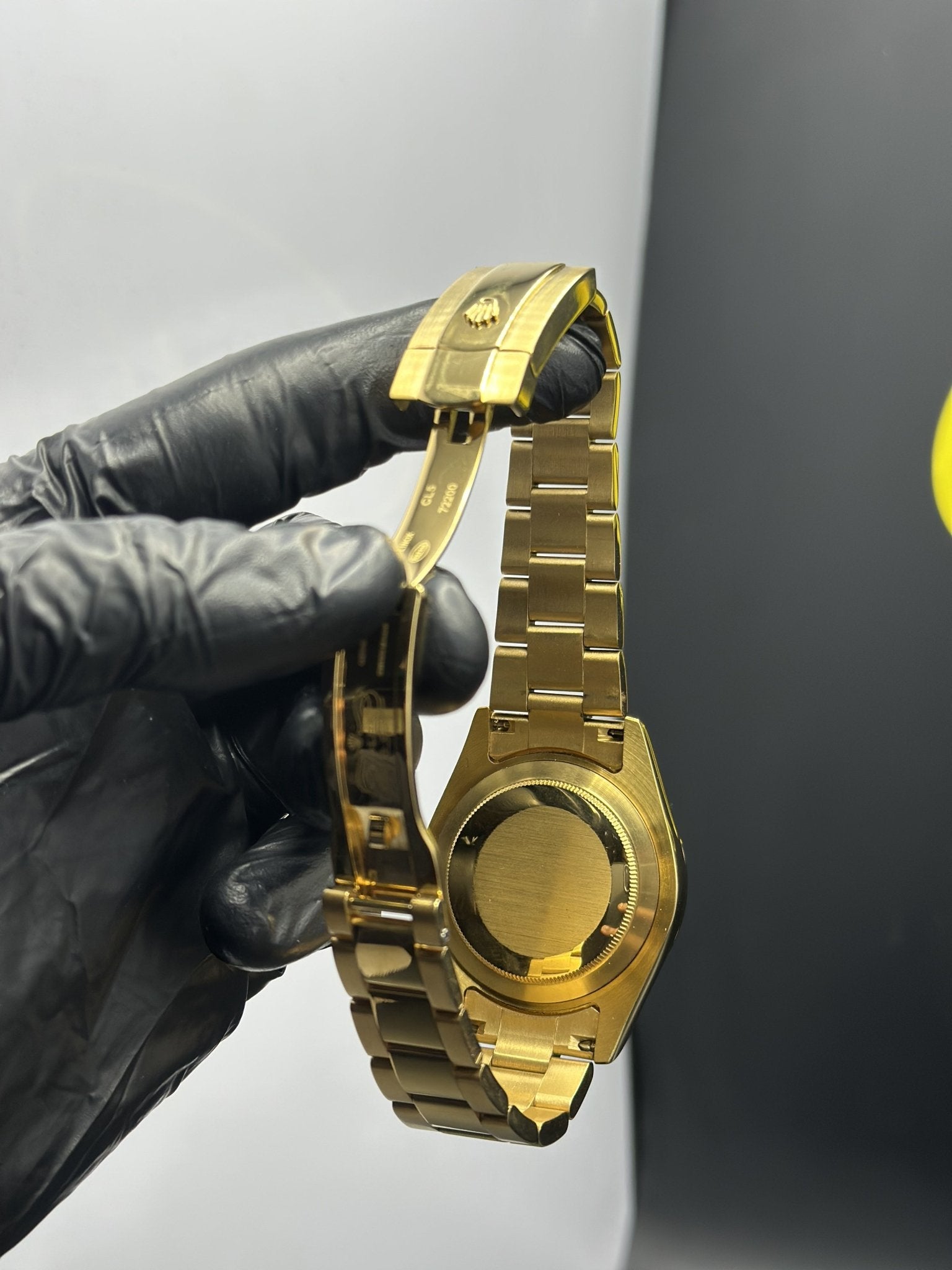 Rolex Sky Dweller 42mm Stainless Steel Gold Oyster Bracelet Gold Dial – men’s watch