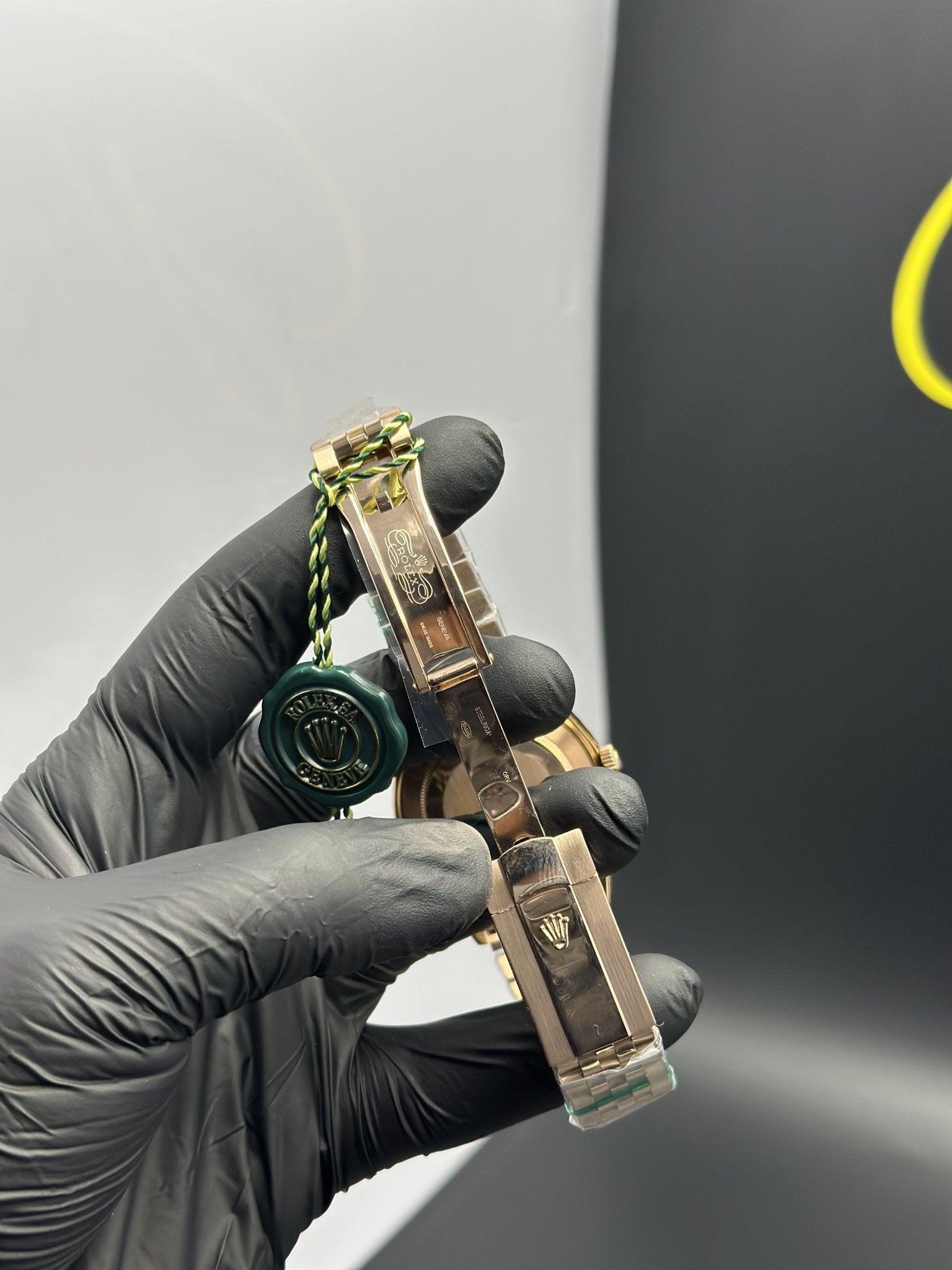 Rolex Sky Dweller 42mm Stainless Steel Rosegold Jubilee Bracelet Grey Dial – men’s watch