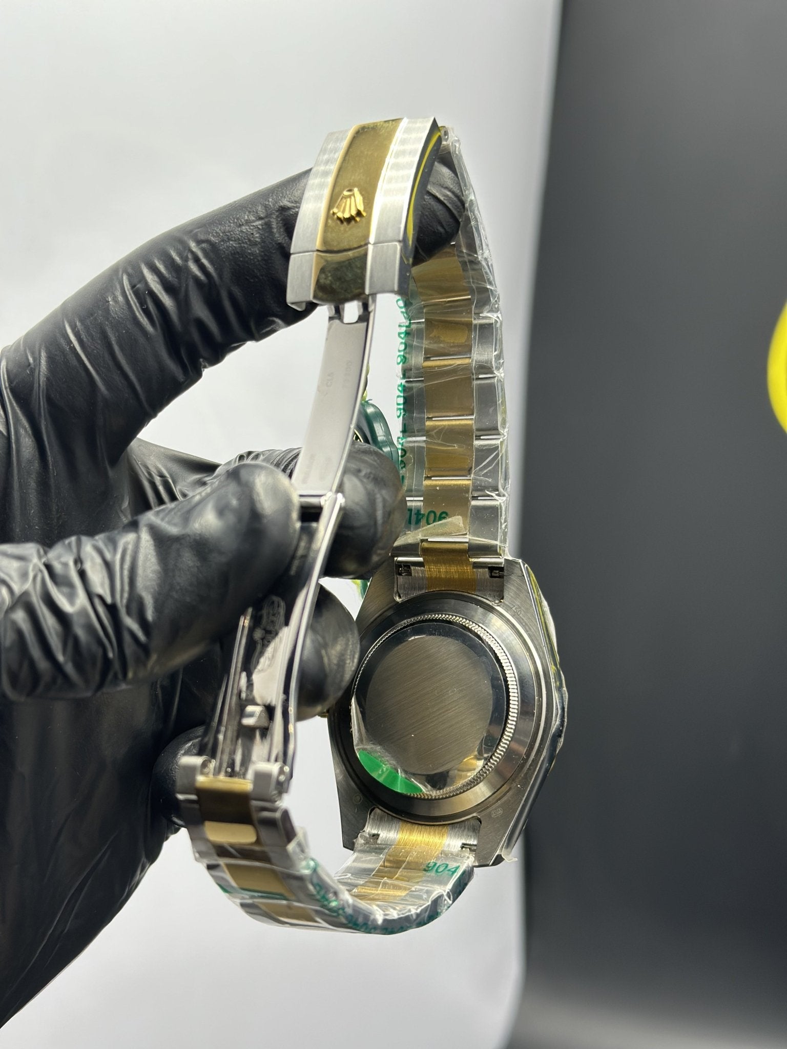 Rolex Sky Dweller 42mm Stainless Steel Silver Gold 2 Tone Oyster Bracelet Gold Dial – men’s watch