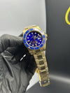 Rolex Submariner 41mm Stainless Steel Gold Oyster Bracelet Blue Dial Blue Bezel – men’s watch