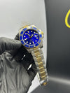 Rolex Submariner 41mm Stainless Steel Silver Gold 2 Tone Oyster Bracelet Blue Dial Blue Bezel – men’s watch