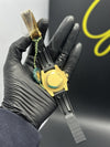 Rolex Yacht Master 1 40mm Oyster Flex Black Dial Black Bezel Gold Case – men’s watch