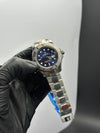 Rolex Yacht Master 1 40mm Stainless Steel Silver Oyster Bracelet Blue Dial Silver Bezel – men’s watch