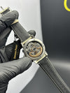 Super Clones Audemars Piguet TF Factory Code 11.59 Chronograph Beige Strap Beige Dual Shade Dial Silver Bezel Caliber 4401 Swiss Movement – men’s watch