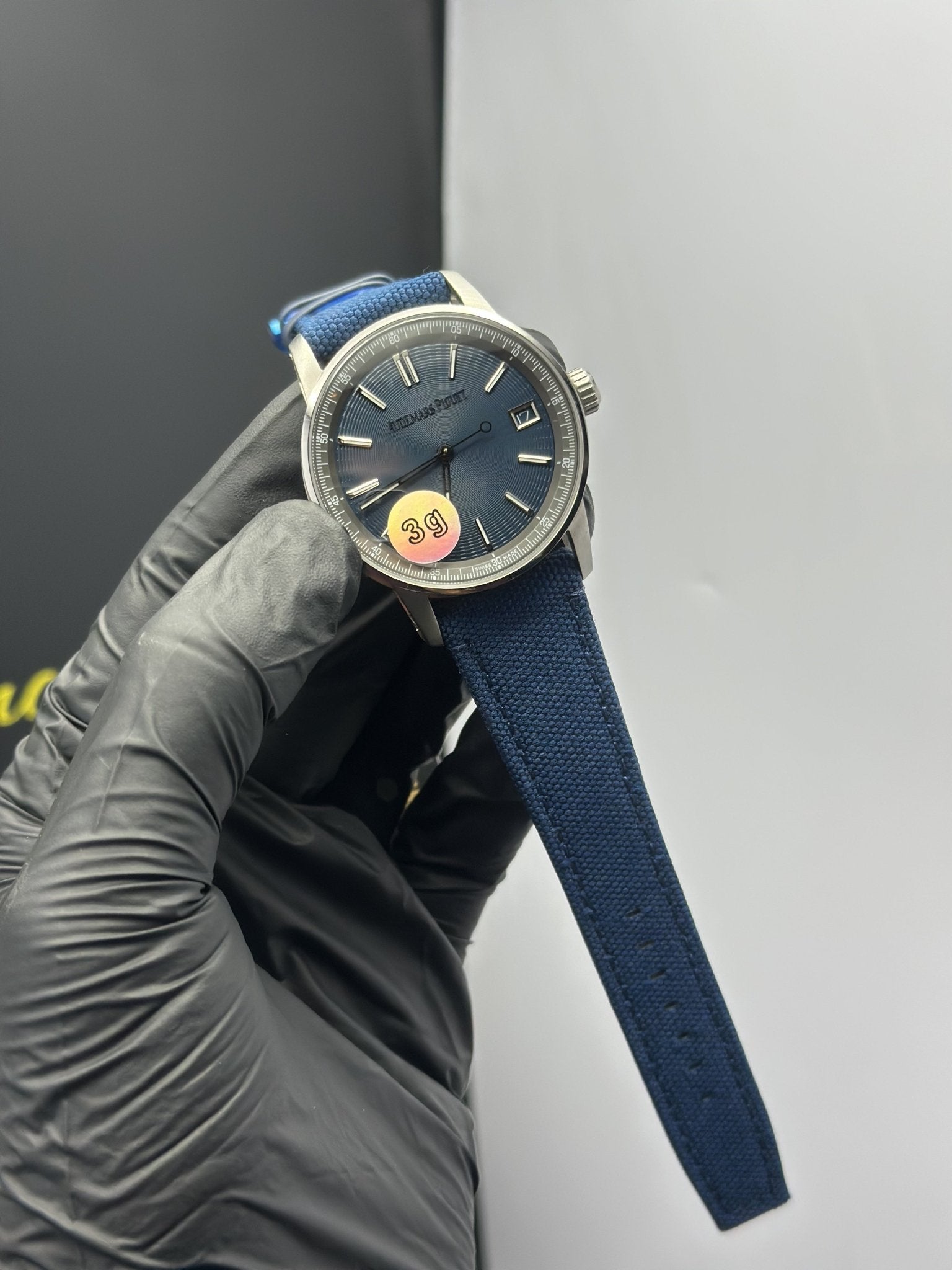 Super Clones Audemars Piguet TF Factory Code 11.59 Self Winding Blue Strap Blue Dial Silver Bezel Caliber 4302 Swiss Movement – men’s watch