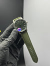 Super Clones Audemars Piguet TF Factory Code 11.59 Self Winding Green Strap Green Dial Silver Bezel Caliber 4302 Swiss Movement – men’s watch