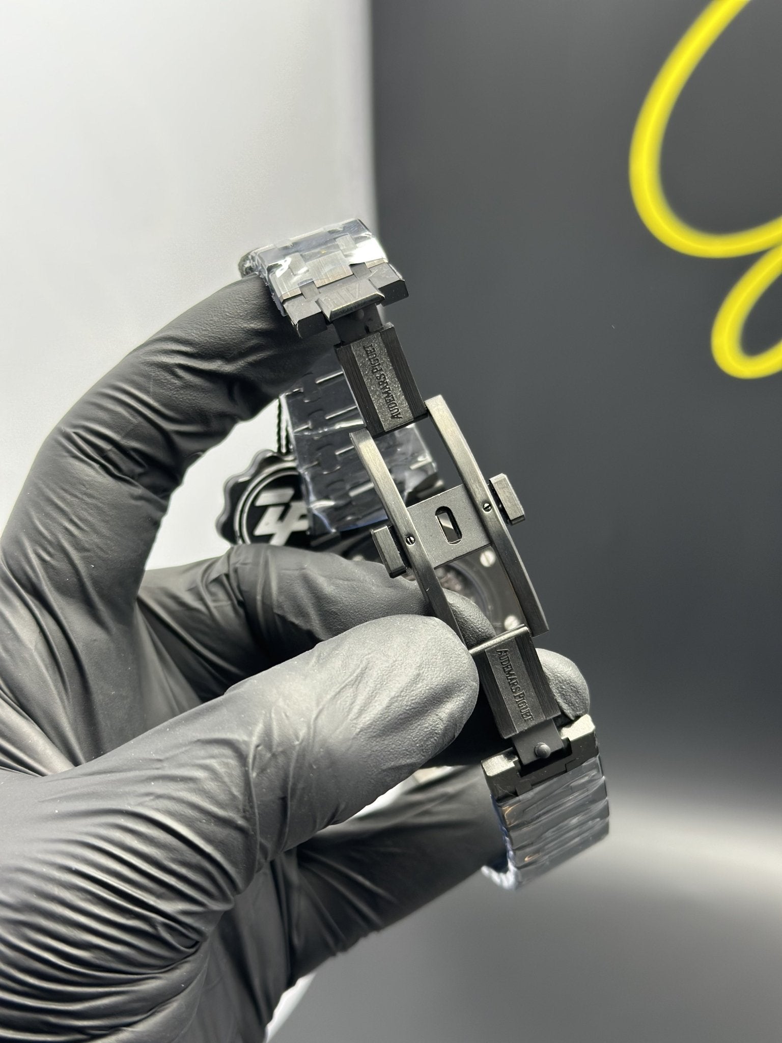 Super Clones Audemars Piguet TF Factory Royal Oak Skeleton Stainless Steel Matte Black Bracelet Black Dial Calibre 3132 Swiss Movement – men’s watch