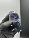 Super Clones Patek Philippe TF Factory Grand Complication Leather Strap Blue Strap Blue Dial Caliber 240 LU CL C Swiss Movement – men’s watch