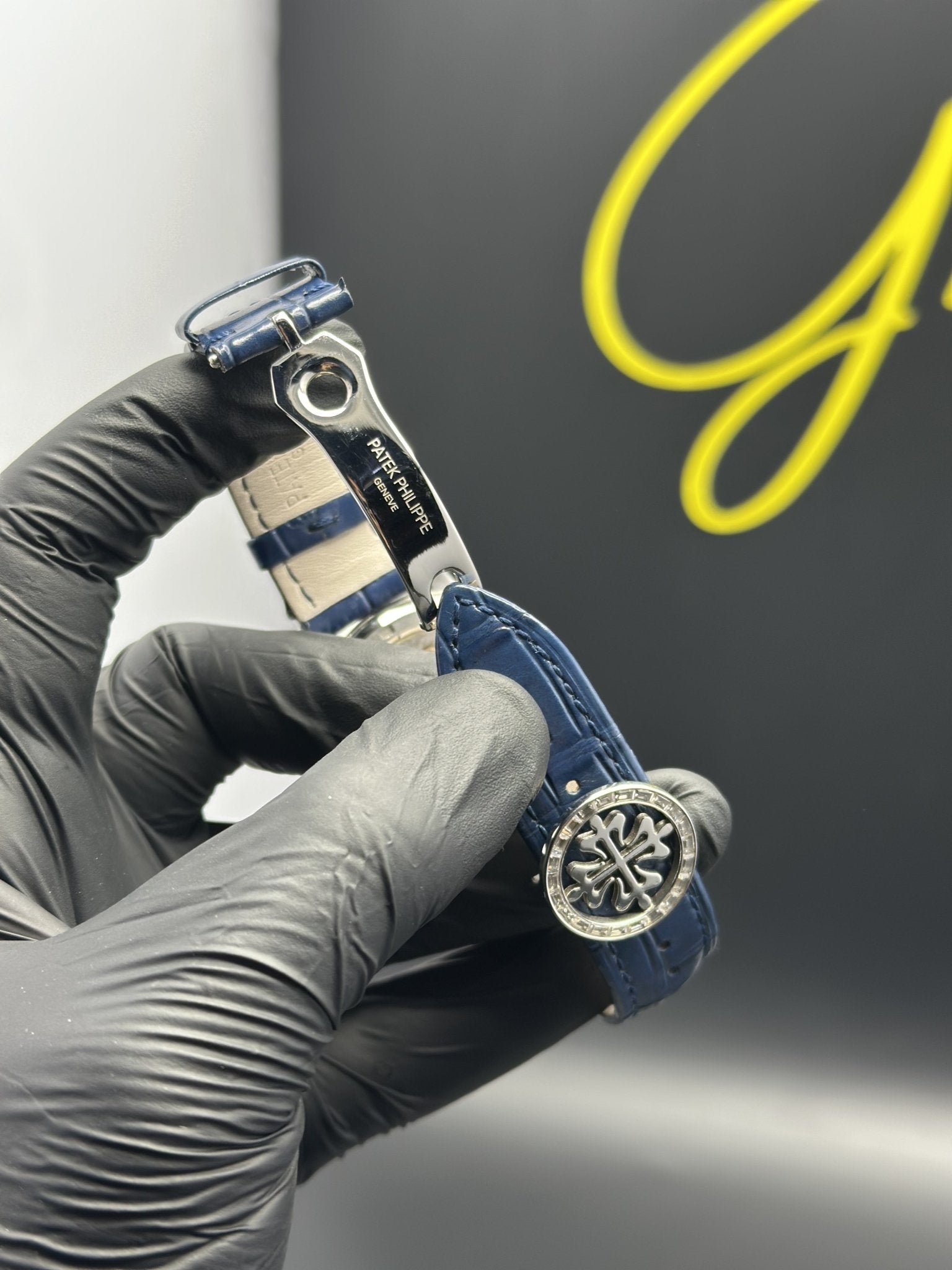 Super Clones Patek Philippe TF Factory Grand Complication Leather Strap Blue Strap Blue Dial Caliber 240 LU CL C Swiss Movement – men’s watch