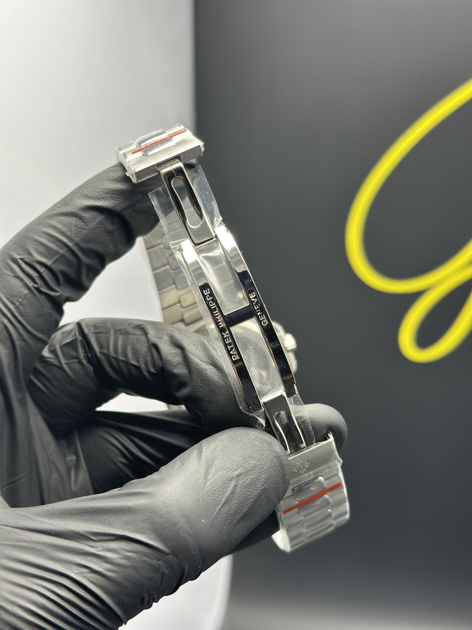 Super Clones Patek Philippe TF Factory Nautilus Stainless Steel Silver Bracelet Grey Dial Caliber 26 330 S C Swiss Movement – men’s watch