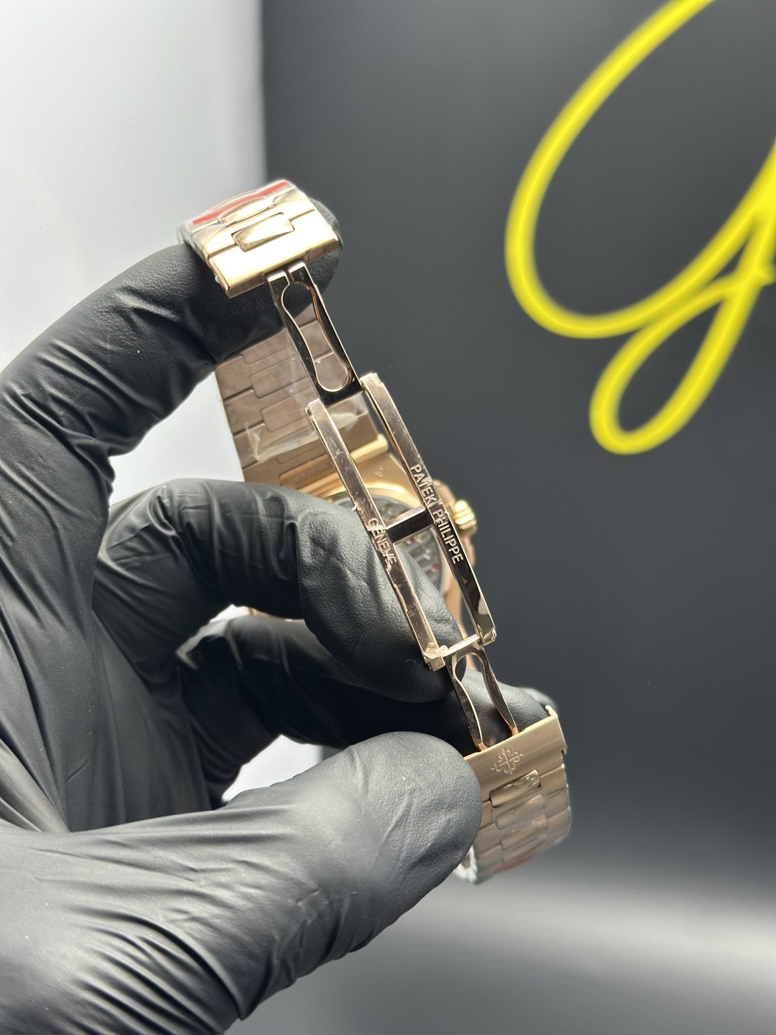 Super Clones Patek Philippe TF Factory Power Reserve Stainless Steel Rosegold Bracelet Grey Dial Caliber 240 PS IRM C LU Swiss Movement – men’s watch