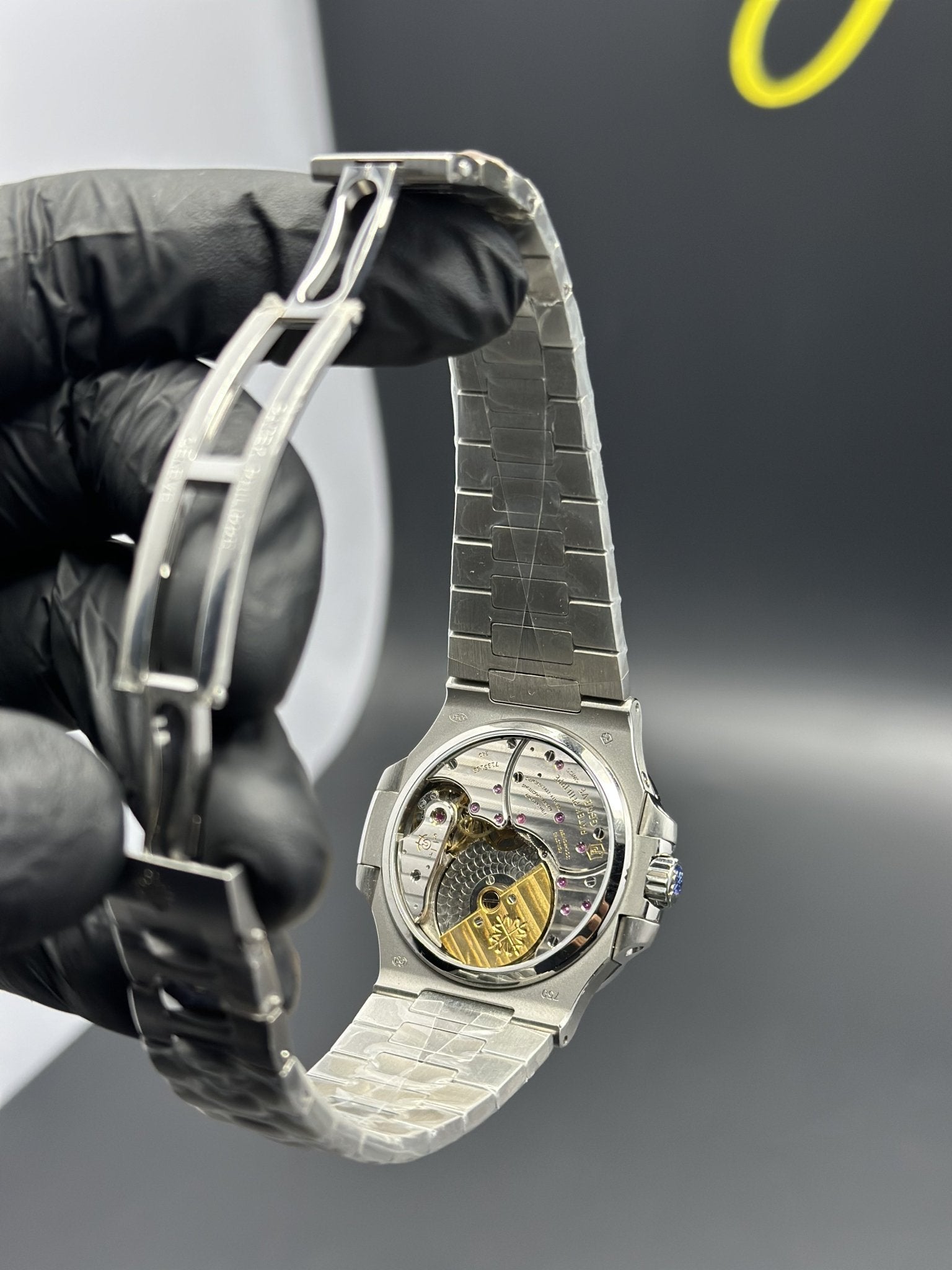 Super Clones Patek Philippe TF Factory Power Reserve Stainless Steel Silver Bracelet Blue Dial Caliber 240 PS IRM C LU Swiss Movement – men’s watch