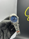 Super Clones Rolex Clean Factory Datejust 41mm Stainless Steel Silver Oyster Bracelet Blue Textured Dial Caliber 3235 Swiss Movement – men’s watch