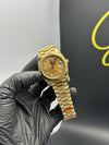 Super Clones Rolex Clean Factory Daydate 40mm Stainless Steel Gold Presidential Bracelet Gold Stone Figures Dial Caliber 3255 Swiss Movement – men’s watch