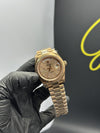Super Clones Rolex Clean Factory Daydate 40mm Stainless Steel Rosegold Presidential Bracelet Rosegold Lining Dial Caliber 3255 Swiss Movement – men’s watch