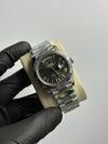 Super Clones Rolex The Most Premium ARF Factory Daydate 40mm Stainless Steel Silver Presidential Bracelet Olive Green Roman Dial Caliber 3255 Swiss Movement – men’s watch
