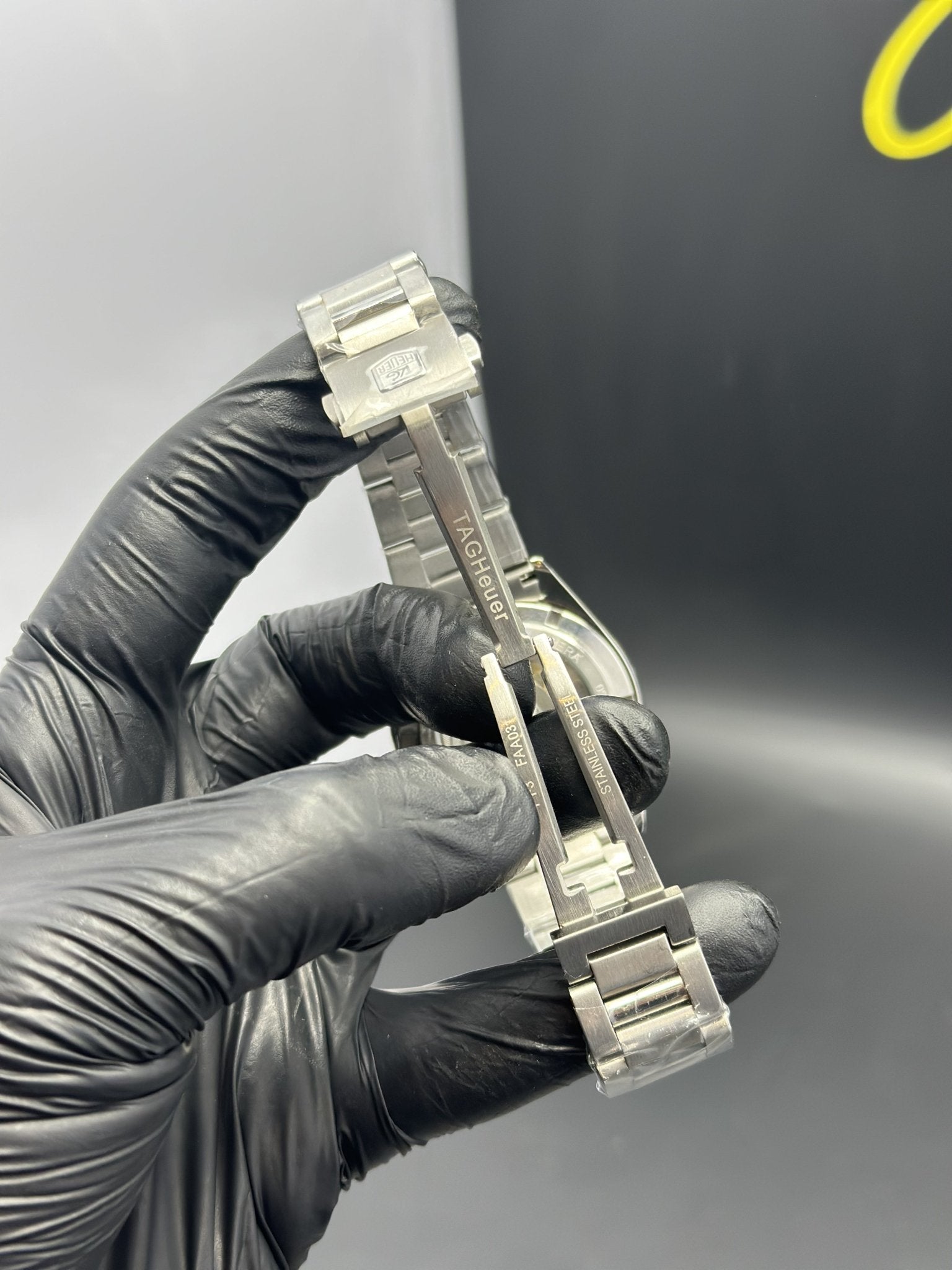 Tag Heuer Bracelet Automatic Calibre 5 Silver Bracelet White Rosegold Dial – men’s watch