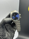 Tag Heuer Bracelet Chronograph (Quartz) Carrera Silver Bracelet Black Dial – men’s watch