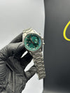 Tag Heuer Bracelet Chronograph (Quartz) Carrera Silver Bracelet Green Dial – men’s watch
