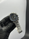 Tag Heuer Bracelet Chronograph (Quartz) Carrera Silver Bracelet Navy Blue Skeleton Dial – men’s watch