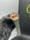 Tag Heuer Bracelet Chronograph (Quartz) Carrera Silver Bracelet Orange Dial – men’s watch