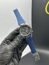 Tag Heuer Strap Chronograph (Quartz) 44mm Carrera Silicone Strap Blue Strap Blue Dial – men’s watch