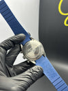 Tag Heuer Strap Chronograph (Quartz) 44mm Carrera Silicone Strap Blue Strap Blue Dial – men’s watch