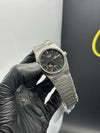 Tissot Bracelet Automatic 40mm Stainless Steel Silver Bracelet Pendulum Black Textured Dial – men’s watch
