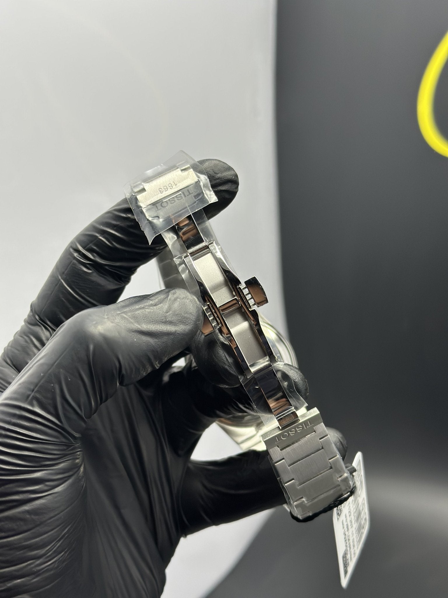 Tissot Bracelet Automatic 40mm Stainless Steel Silver Bracelet Pendulum Blue Paint Textured Dial – men’s watch