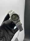 Tissot Bracelet Chronograph (Quartz) 40mm Stainless Steel Silver Bracelet Green Textured Dial – men’s watch