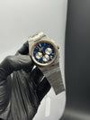 Tissot Bracelet Chronograph (Quartz) 40mm Stainless Steel Silver Bracelet Navy Blue Dial – men’s watch
